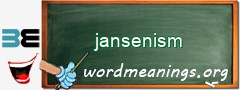 WordMeaning blackboard for jansenism